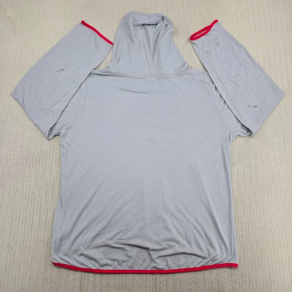 Ole Miss Rebels Hoodie Shirt Mens 3XL Gray Red Graphic Long Sleeve‎ SEC Football